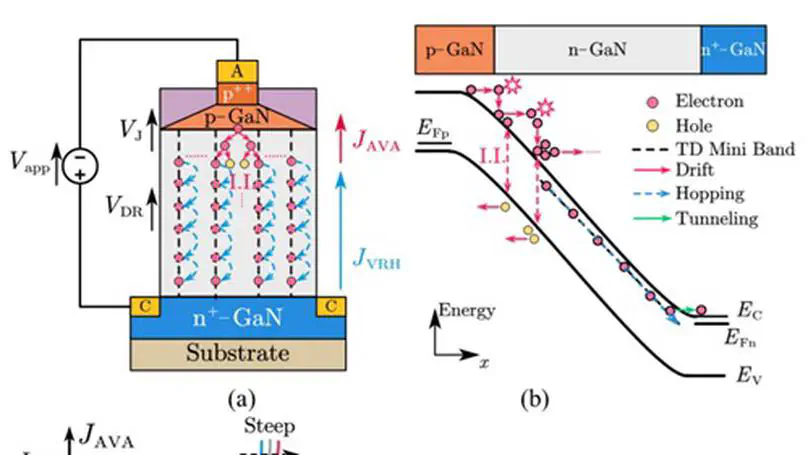 Avalanche leakage current mechanism in vertical GaN devices on foreign substrates
